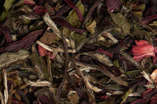 White and Hibiscus Iced Tea